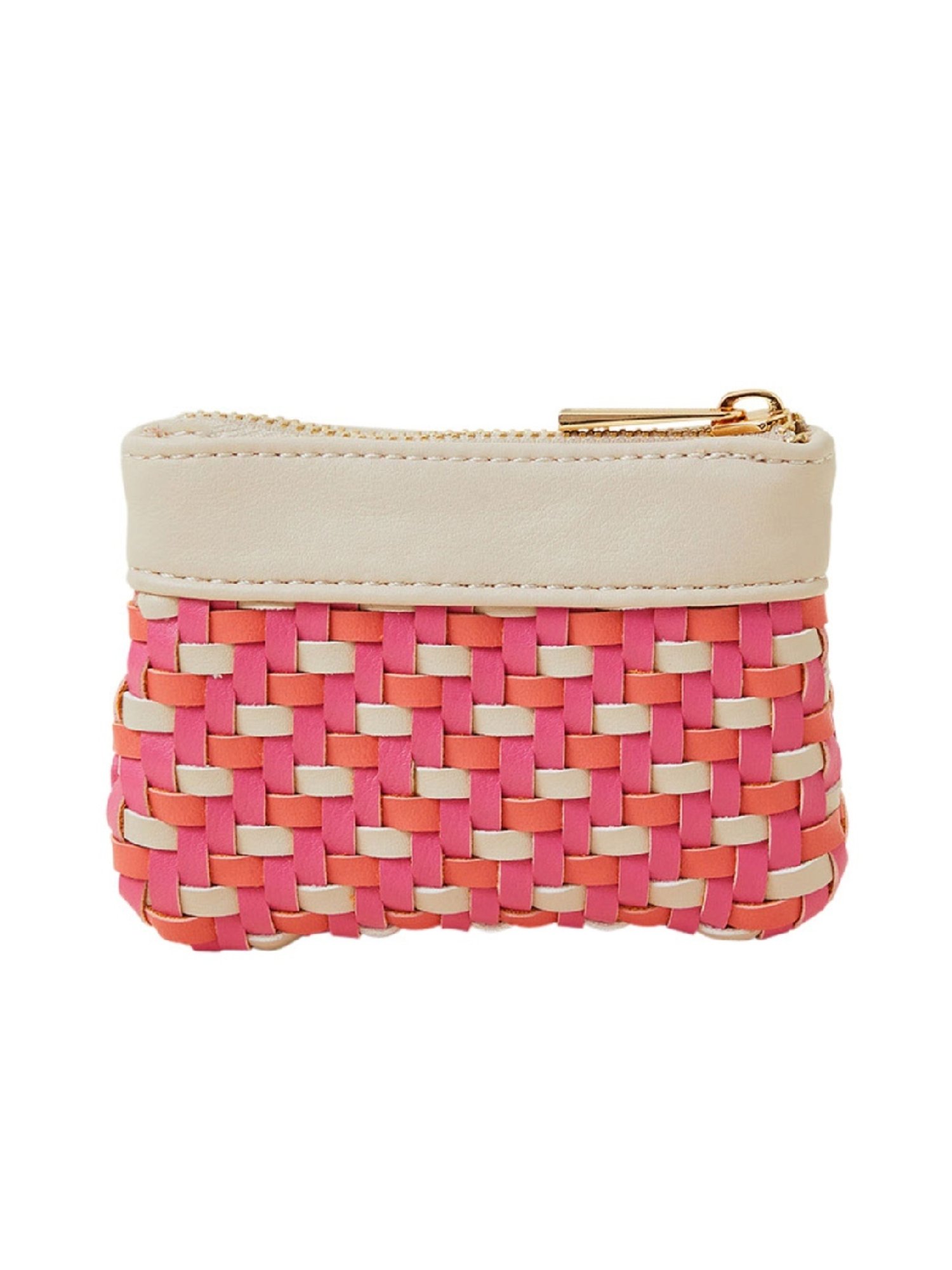 Accessorize London Pink Textured Coin Purse