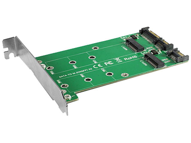 VANTEC UGT-M2ST120 Multi-size&nbsp;M.2&nbsp;to&nbsp;SATA&nbsp;III&nbsp;Converter&nbsp;Kit