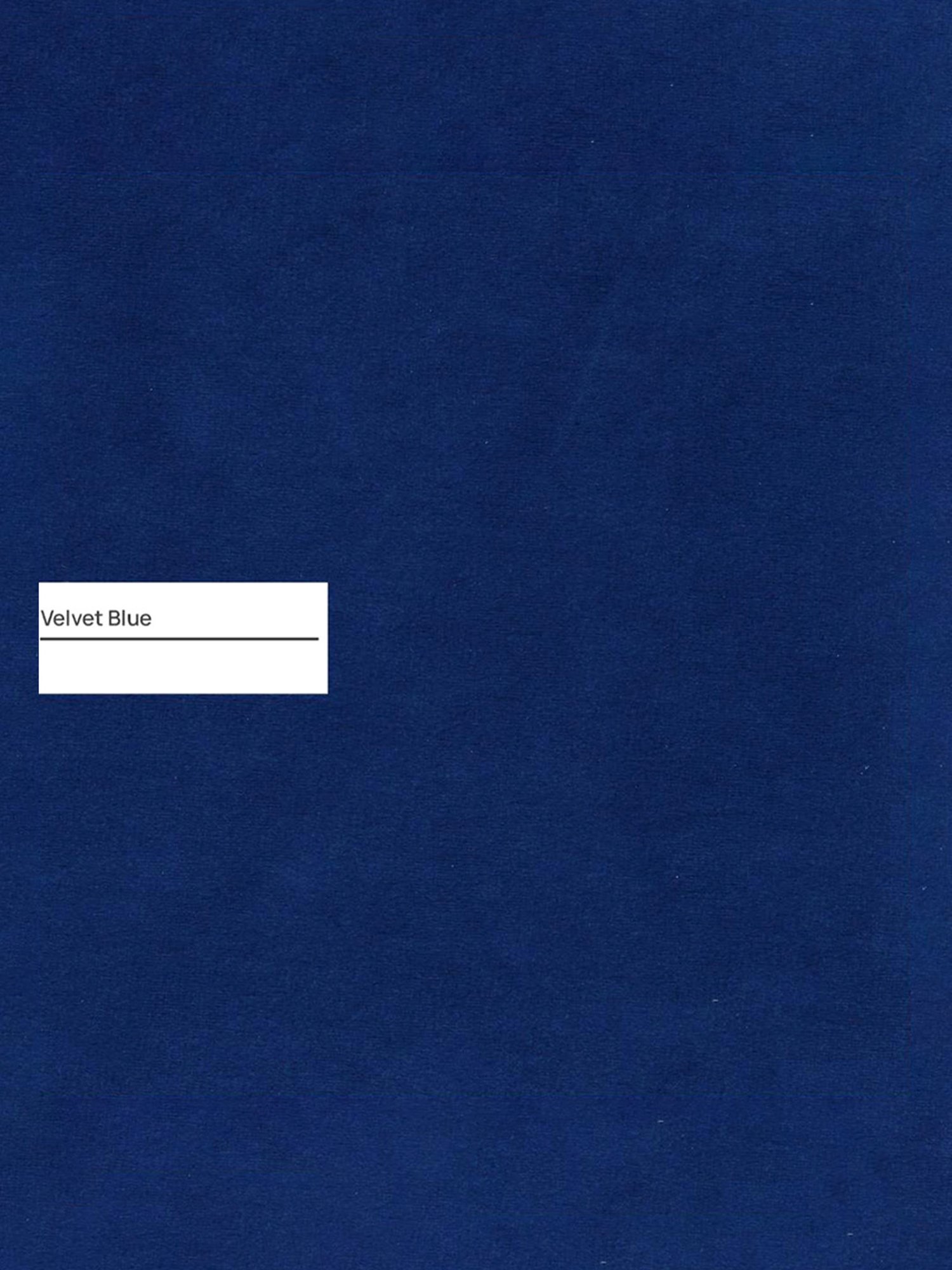 Trevi Manchester Quilted Navy Blue Velvet & Neem Wood 1 Seater Sofa