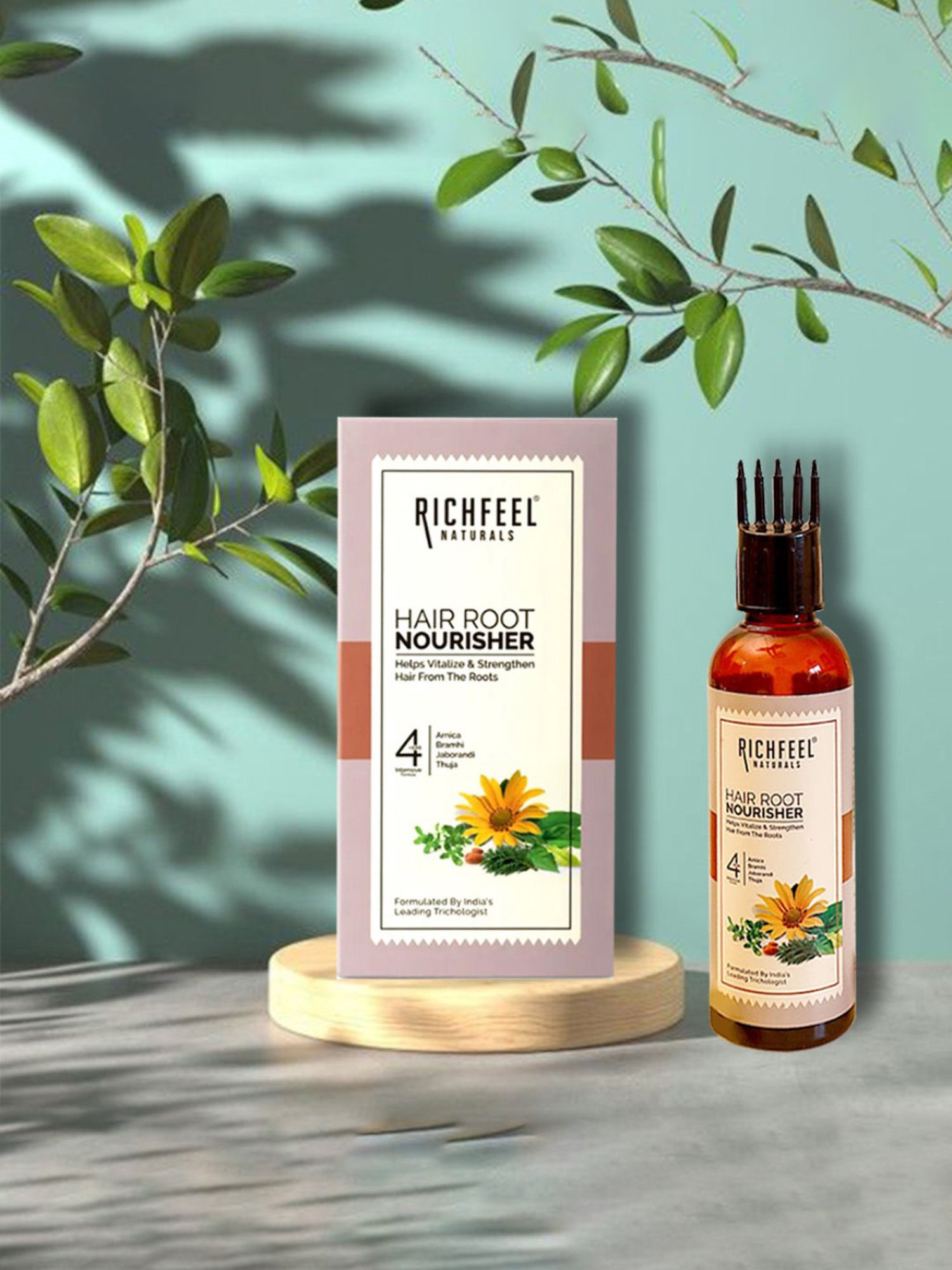 Richfeel Hair Root Nourisher - Pack of 4