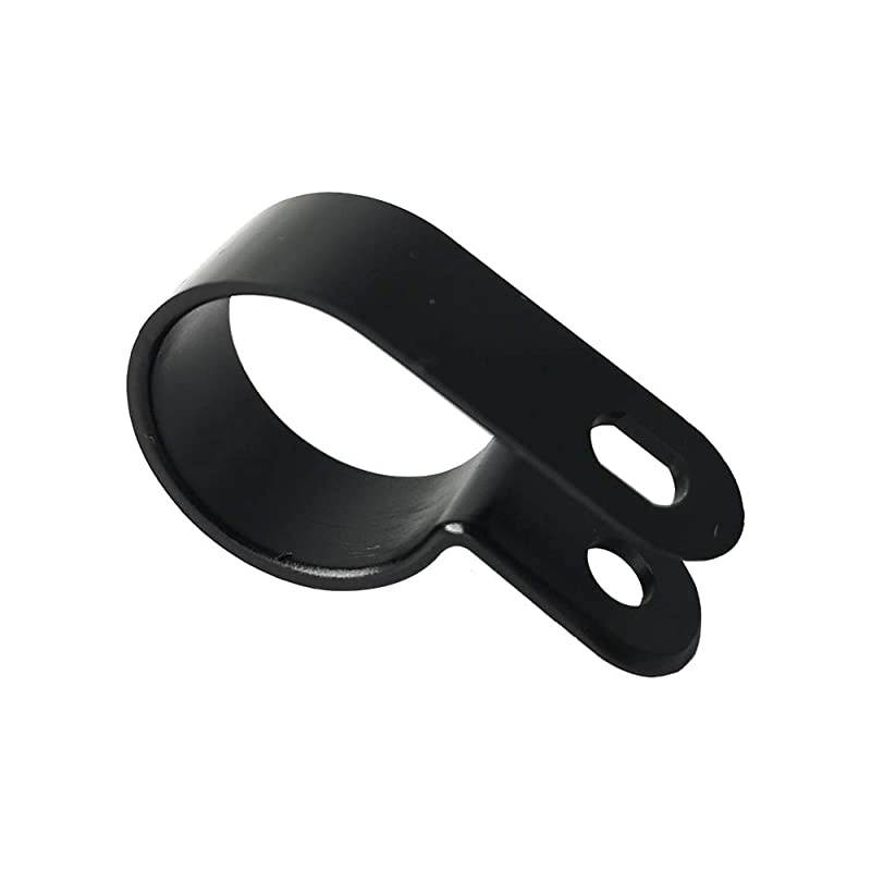 Cable Clamp 200 Pcs Black Nylon Screws Plastic RType Cable Clamp Clips Fasteners Assortment for Cable Conduit 6 Sizes 316quot to 1quot