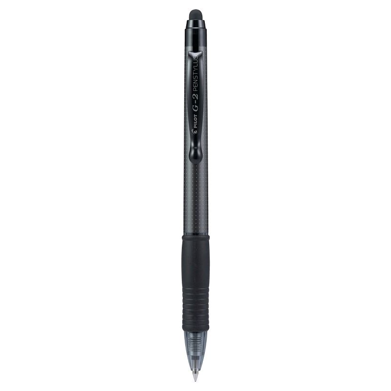 Pilot 2ct G2 PenStylus Premium Gel Pen and Stylus Fine Point 0.7mm Black