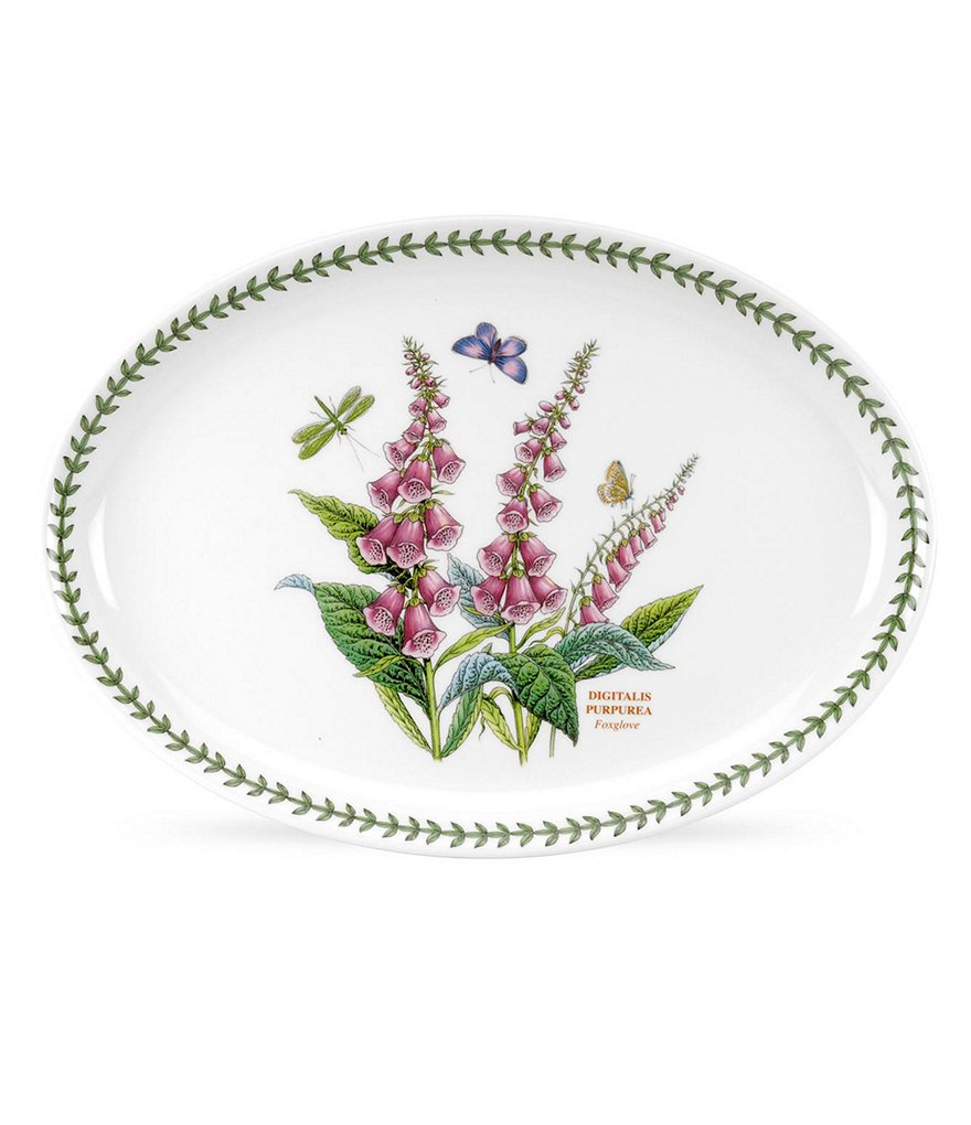 Portmeirion Botanic Garden Foxglove Medium Oval Platter