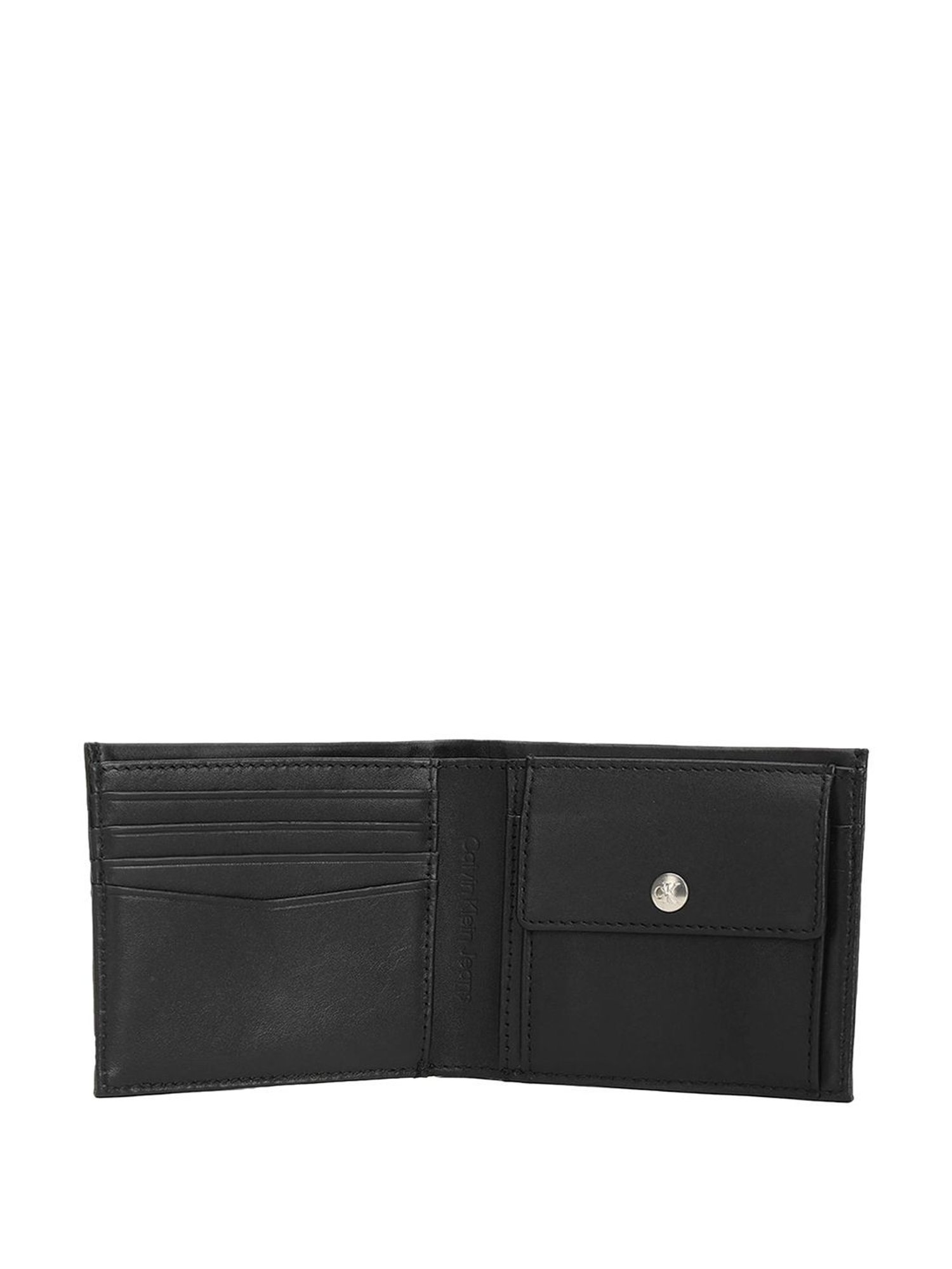 CALVIN KLEIN Black Medium Leather Bi-Fold Wallet