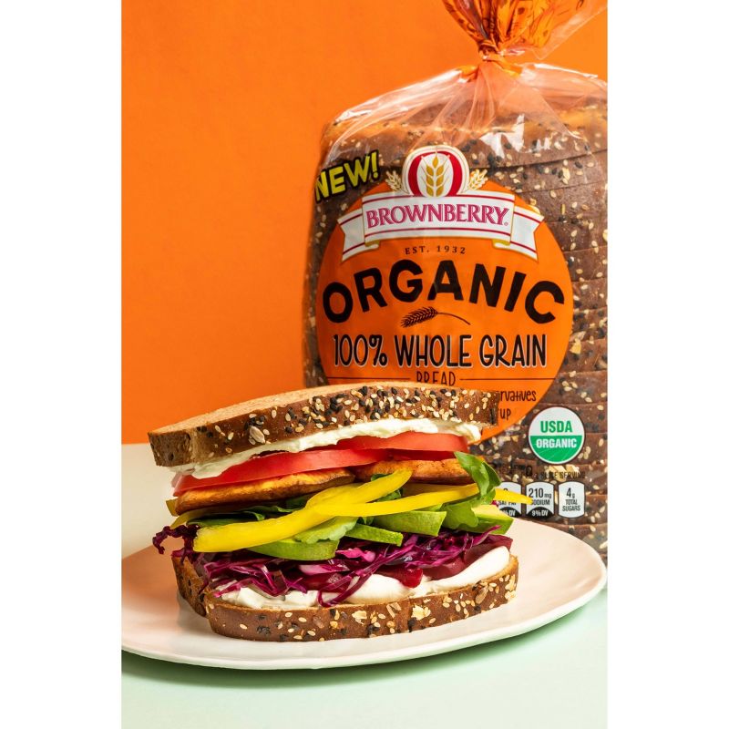 Brownberry Organic 100^ Whole Grain Bread - 27oz