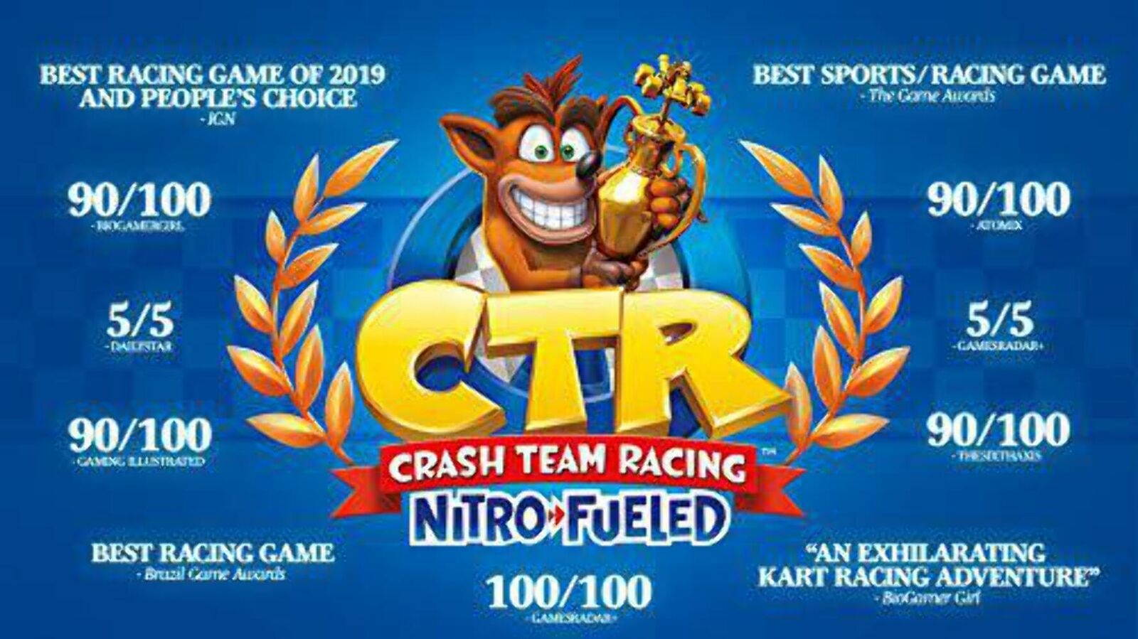 Crash Team Racing - Nitro Fueled Xbox One Bilingual (Xb1-1053)