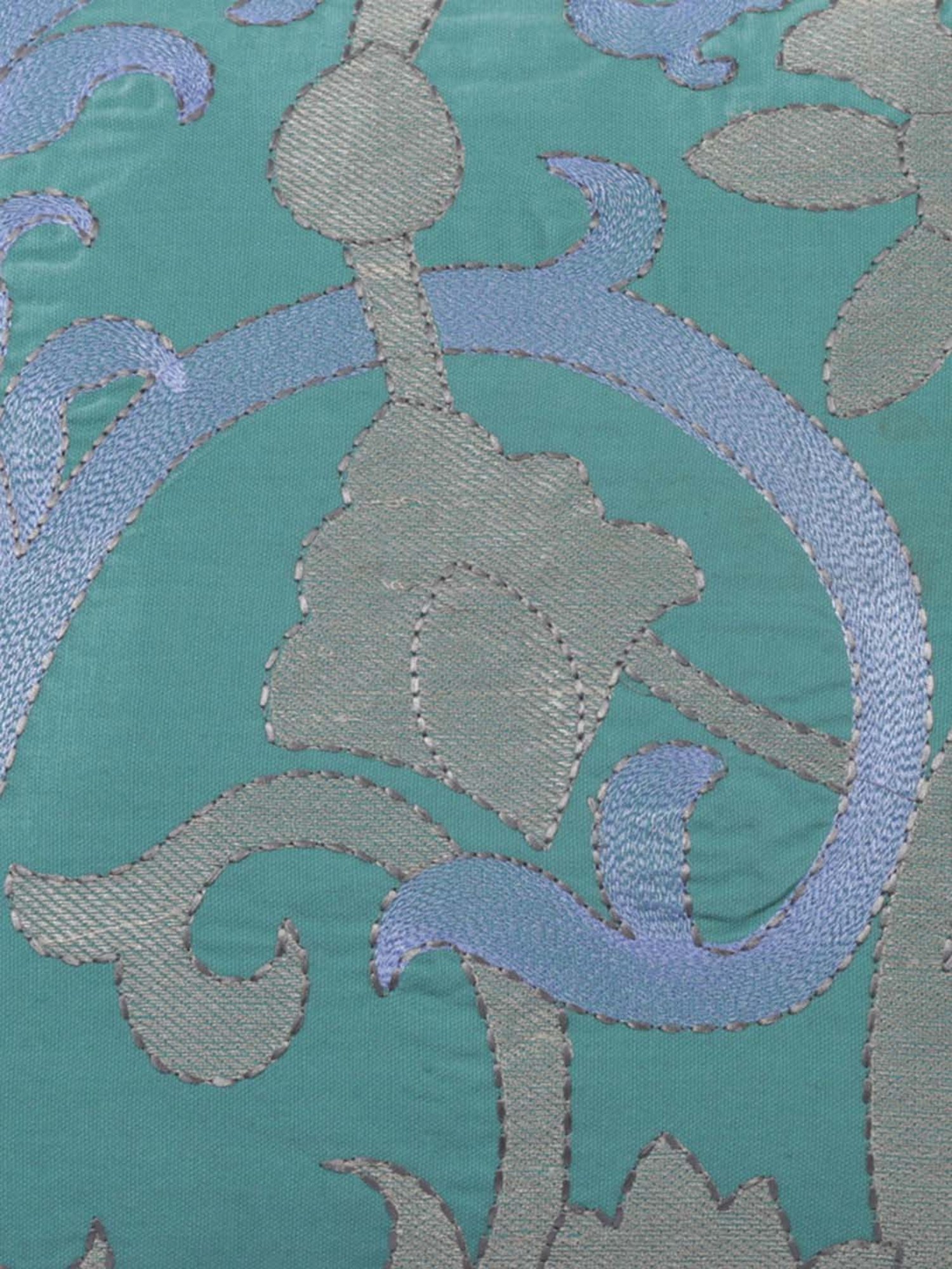 Maspar Eclectic Treasures Green & Grey Cushion Cover - Set of 1