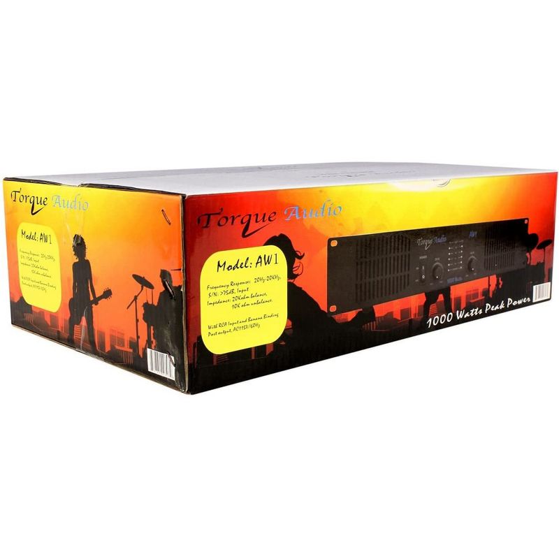 Technical Pro Torque Audio 2U Professional 2CH Power Amplifier