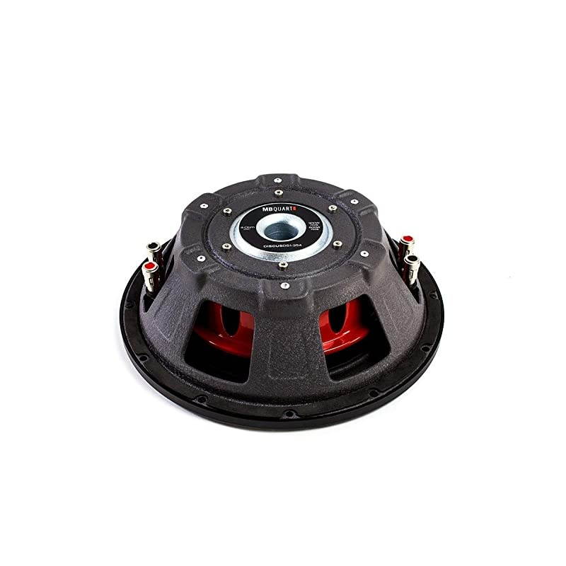 DS1-254 Discus Shallow Mount Subwoofer (Black) &ndash; 10 Inch Subwoofer, 400 Watts, Car Audio, 2 Inch Voice Coils, UV Rubber Surround, Best in Sealed Enclosures