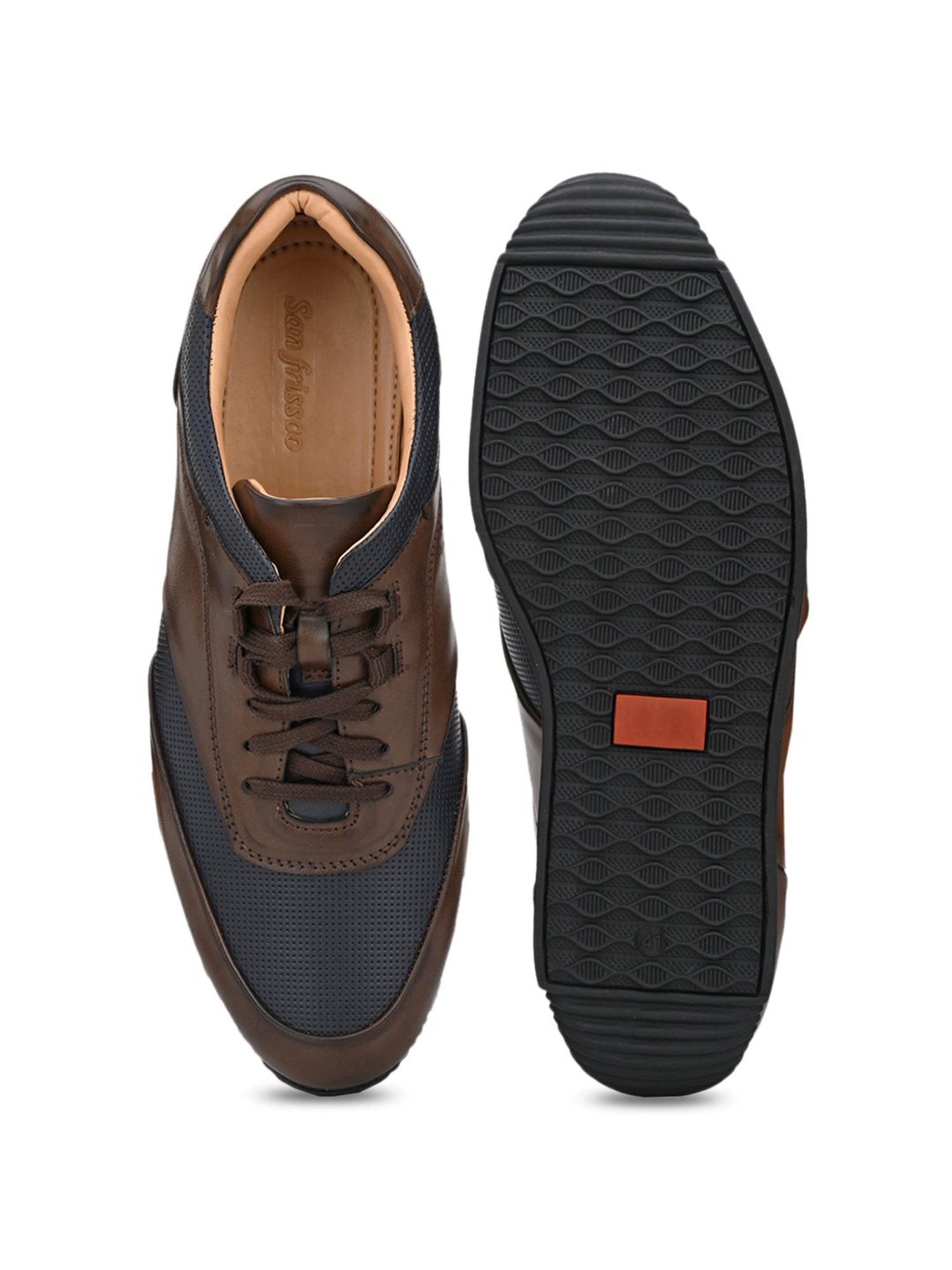 San Frissco Brown Casual Sneakers