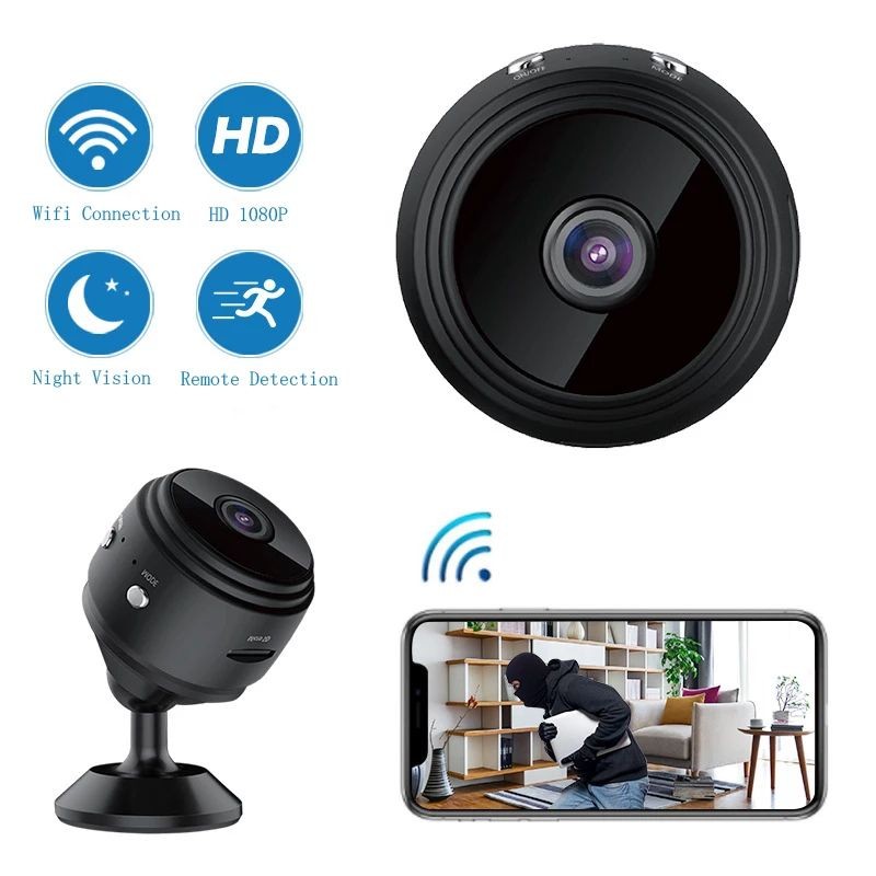 WFDBELL1 Smart Home Wi-Fi Doorbell, HD Camera, Two-Way Audio, No Hub Required