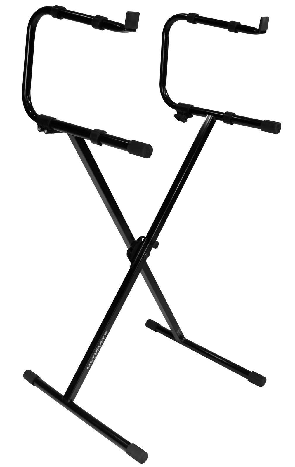 Ultimate Support Systems - IQ-1200 - IQ Series Single-braced X-Style Stand w/ Memory Lock, 2nd Tier