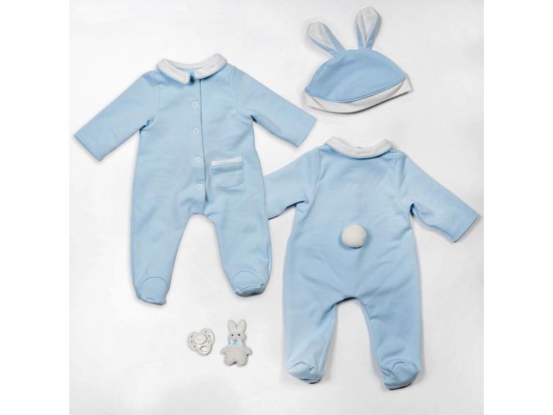 Paradise Galleries Realistic Easter Toddler Boy Doll - Honey Bunny, 6-Piece Reborn Doll Gift Set with Magnetic Pacifier, 3+