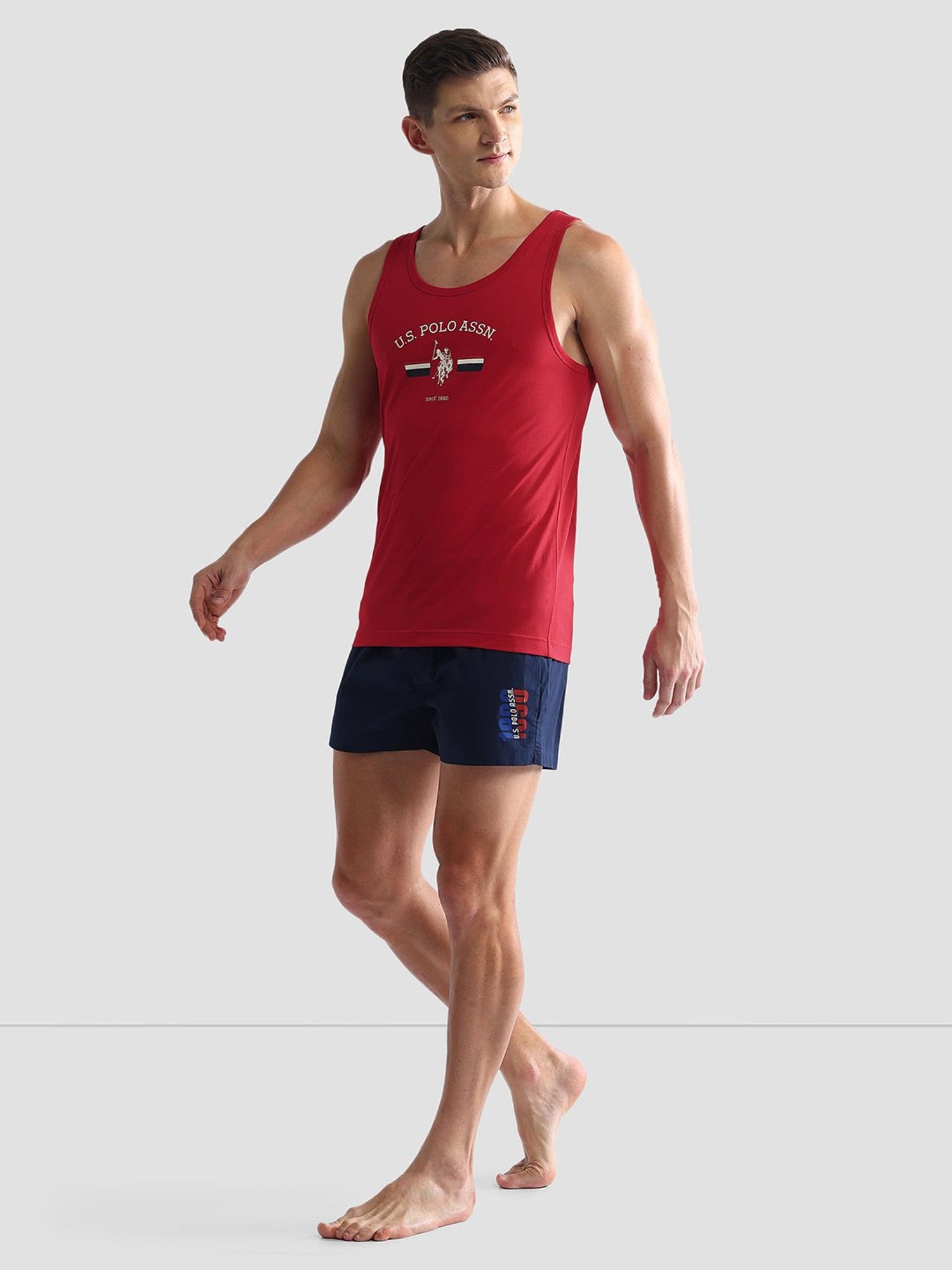 U.S. Polo Assn. Red Regular Fit Vest