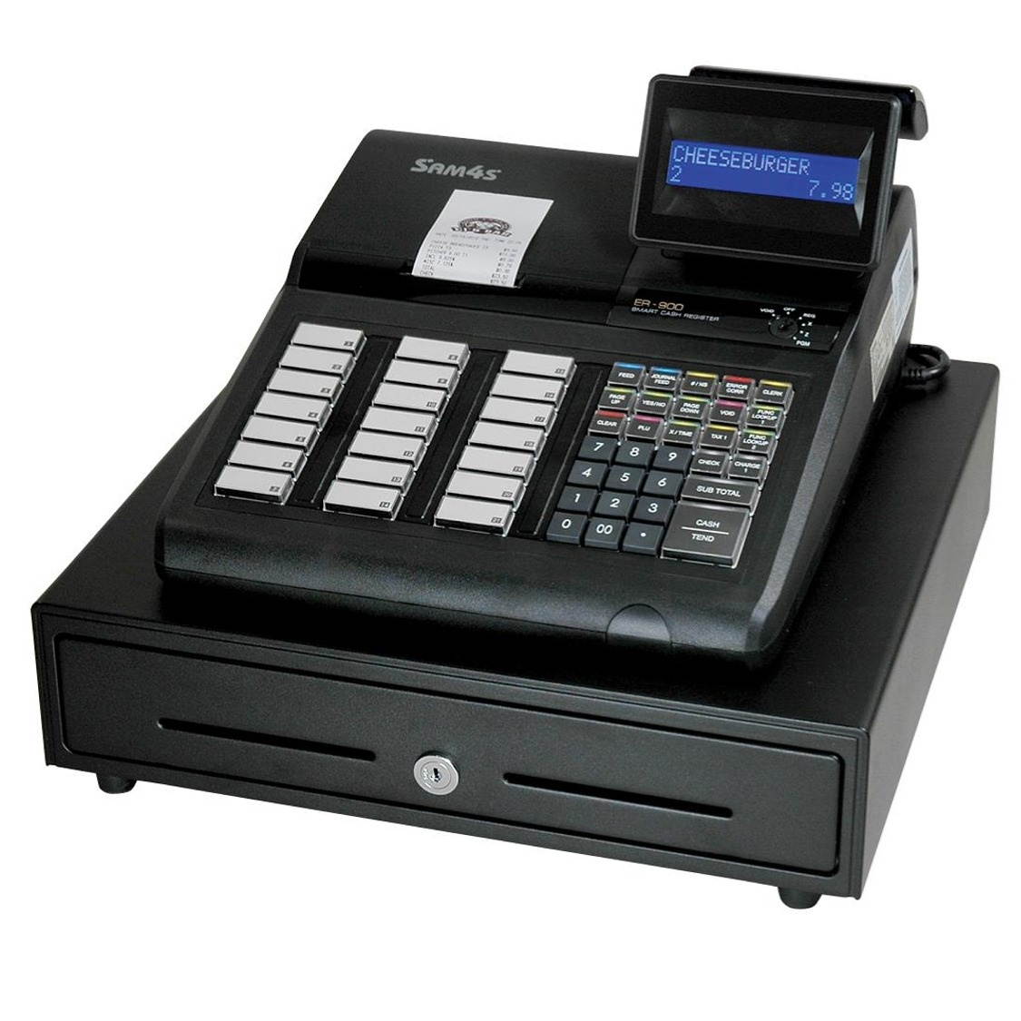 SAM4s CRS ER925 ER-925 63 Dept - Food Service Thermal Cash Register