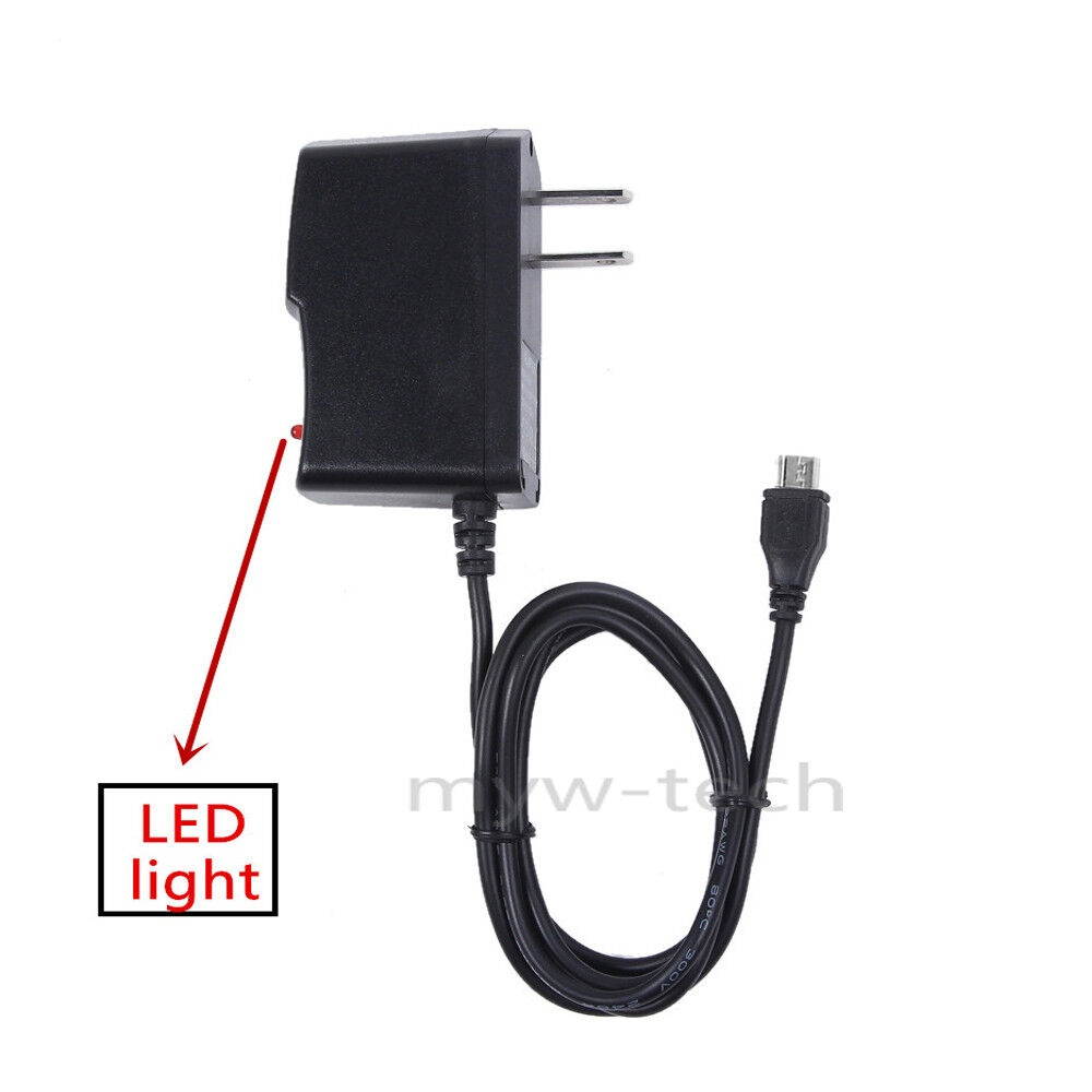 AC/DC Wall Charger Power Supply Adapter For Verizon QMV7 a QMV7b Android Tablet