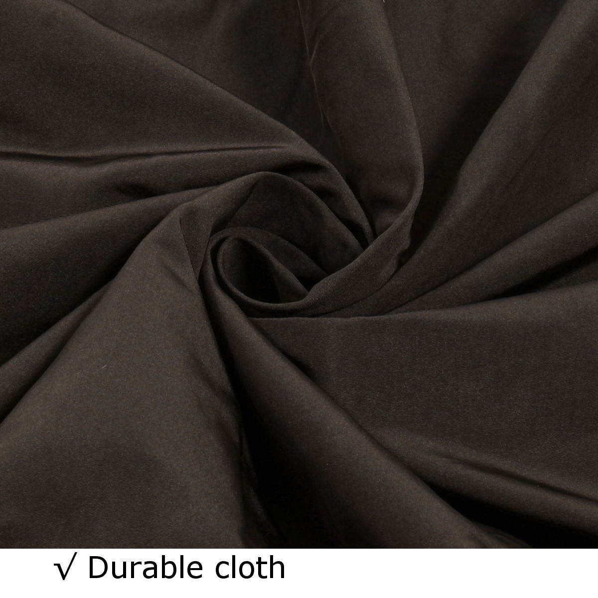 Cylidrical Cover Patio Gas Heater Polyethylene Zipper Protector Waterproof 90x190cm Brown