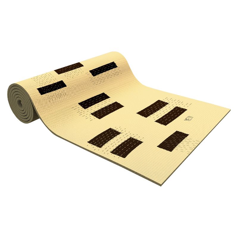 Flexnest Anti-Tear Non-Slip Performance TPE Material 6mm Yoga Mat (Orange)