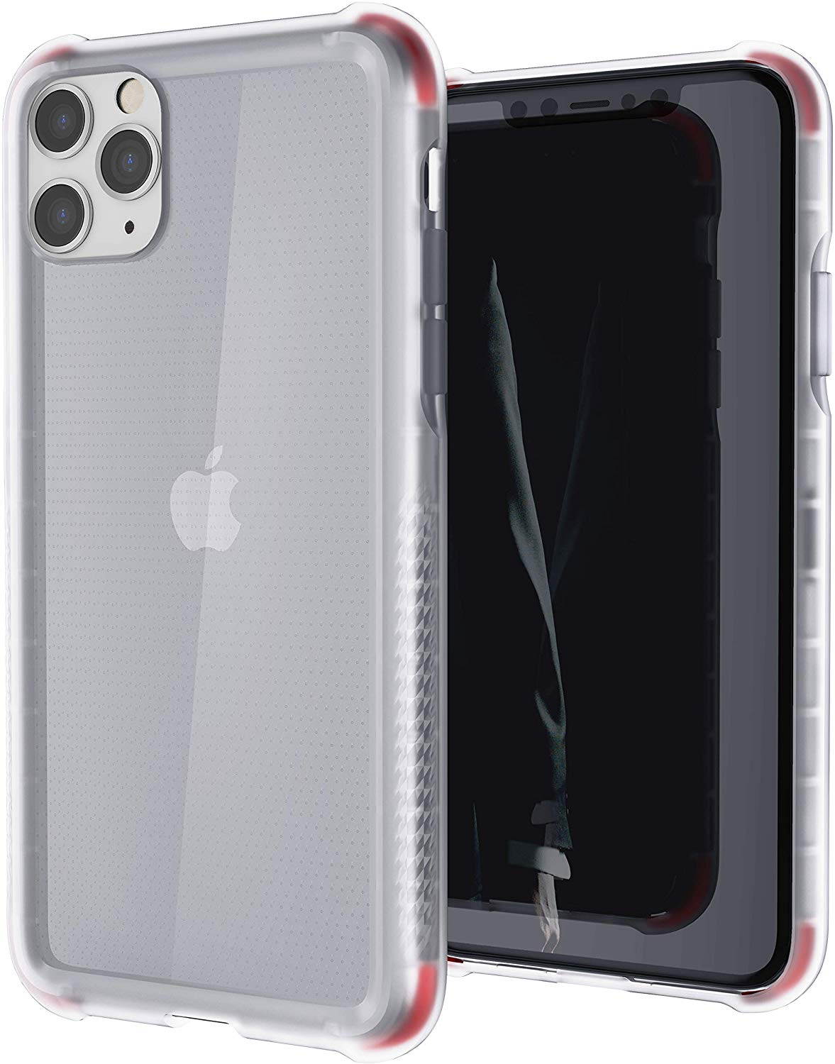 Ghostek Covert Clear iPhone 11 Pro Max Case with Super Slim Fit Design and Grip Bumper Shockproof Heavy Duty Protection Wireless Charging Compatible for 2019 iPhone 11 Pro Max (6.5 Inch) - (Clear)