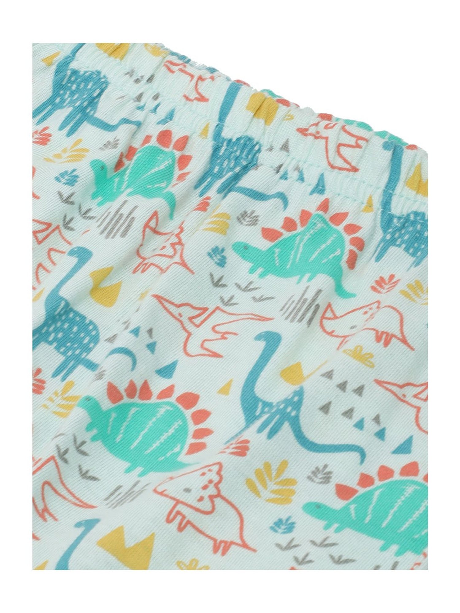 MiArcus Kids Green Printed 2 Full Sleeve Tee & Pajama