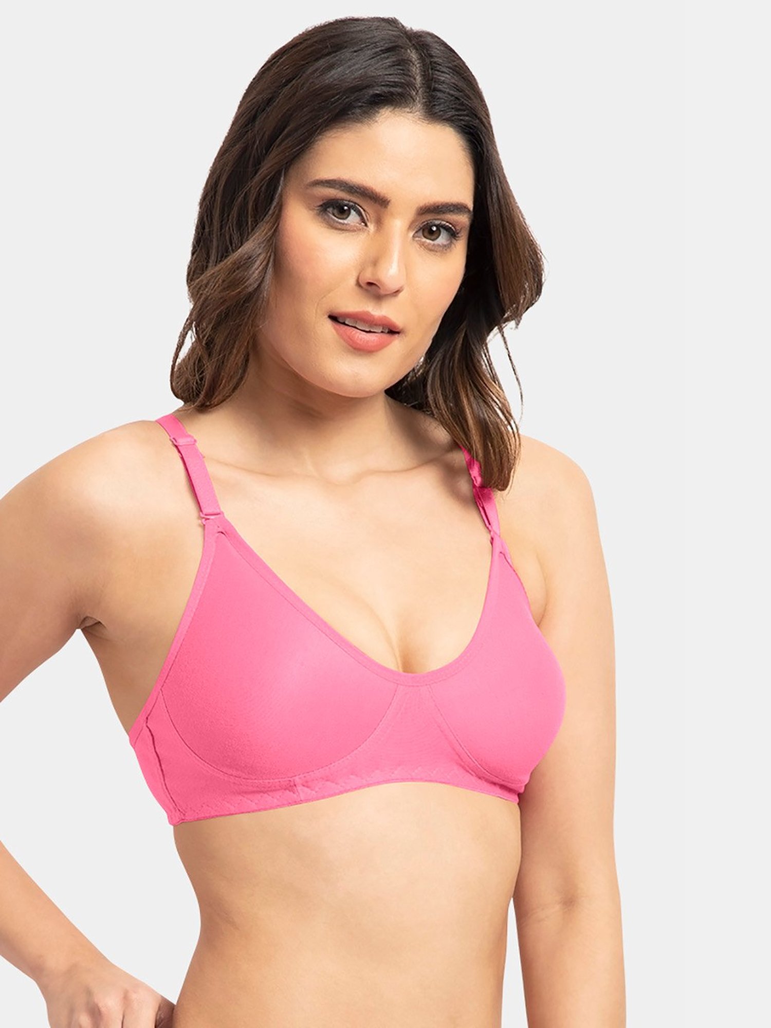 Tweens Baby Pink Non Wired Non Padded T-Shirt Bra
