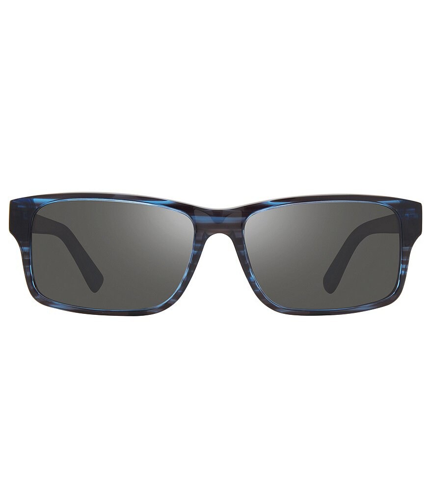 Revo Finley Rectangular Polarized 57mm Sunglasses