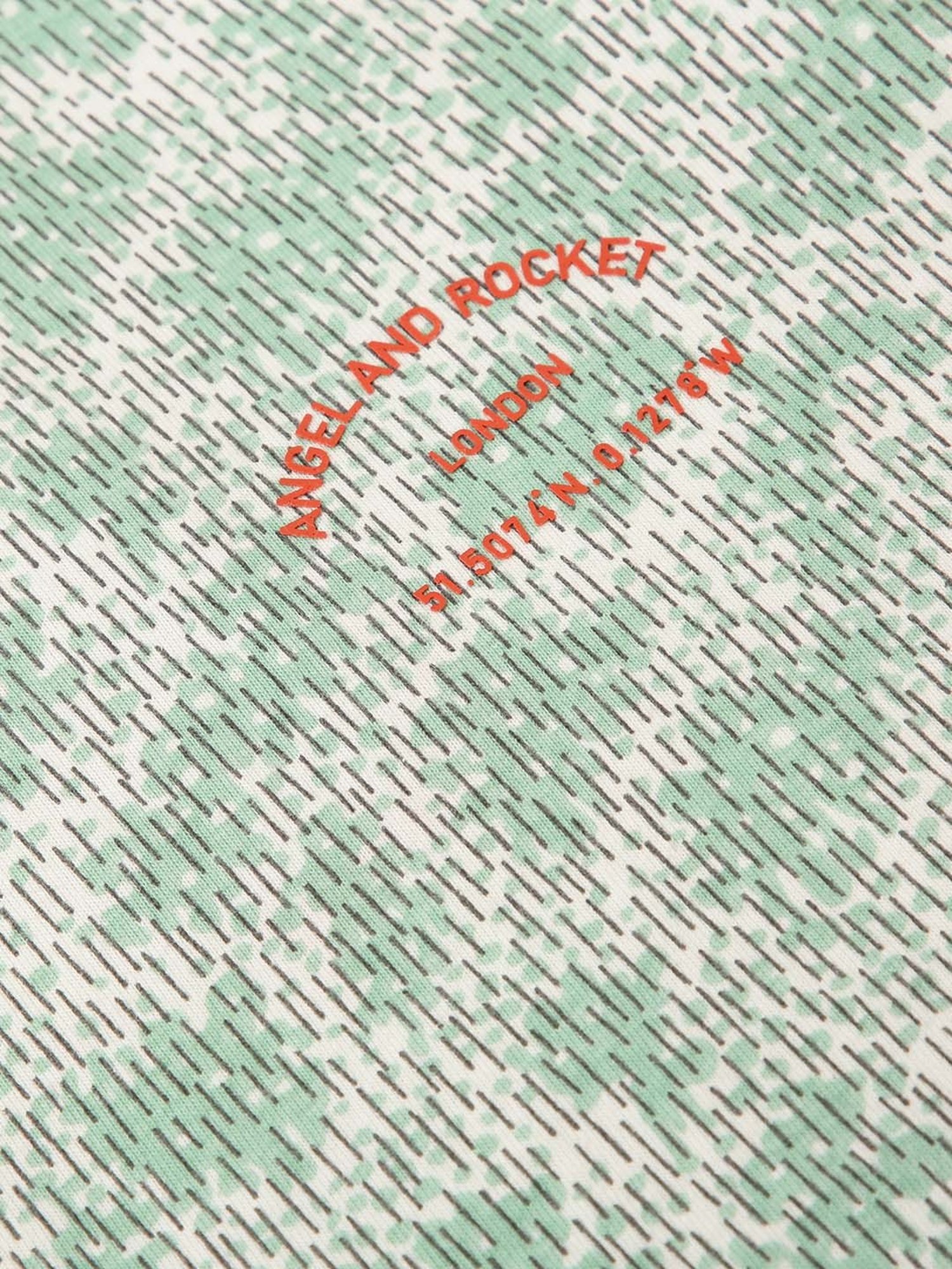 Angel & Rocket Kids Grey & Green Cotton Printed T-Shirt