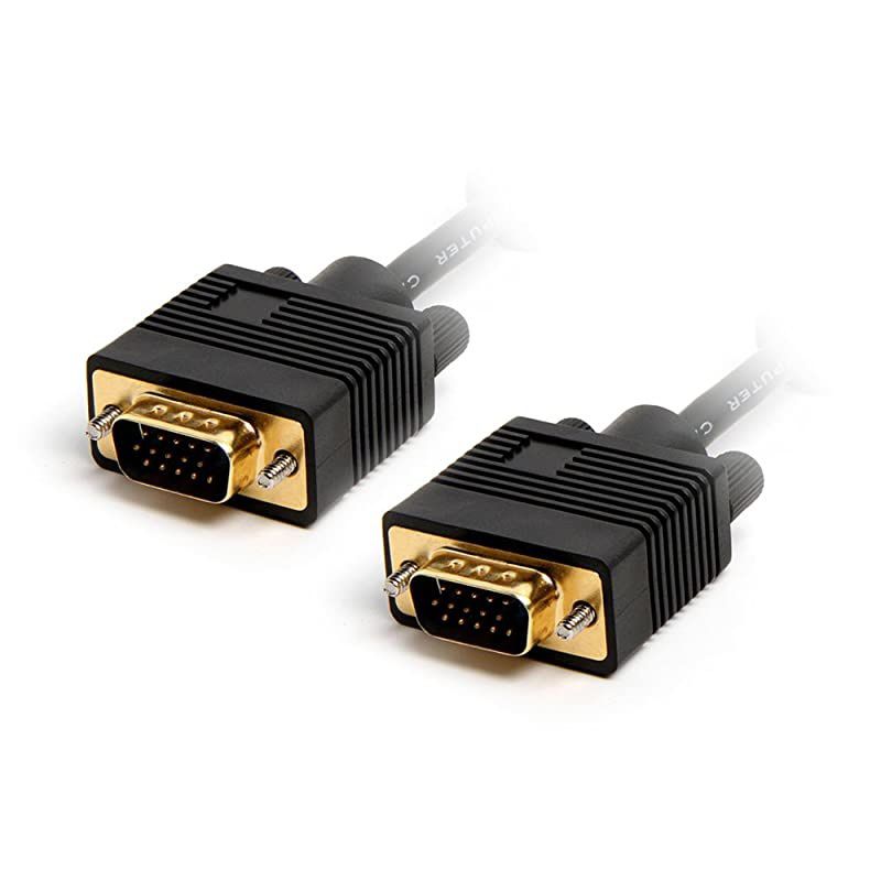 15 Feet Standard 15Pin VGA Male to VGA Male Cable 10 Pack CNE63288