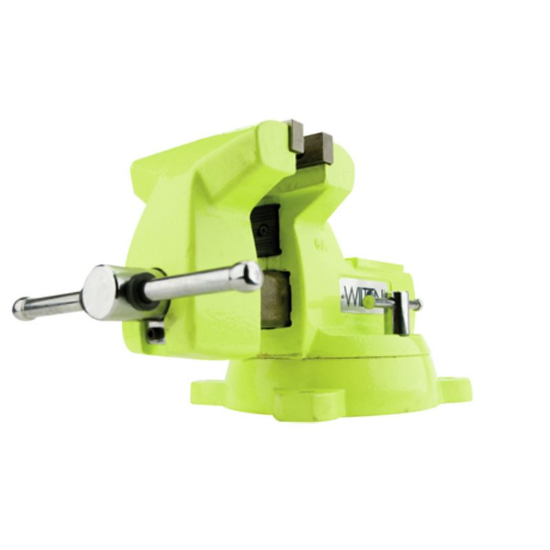 Wilton 63188 1560, High-Visibility Safety Vise, 6 in. Jaw Width, 5-3/4 in. Jaw Opening