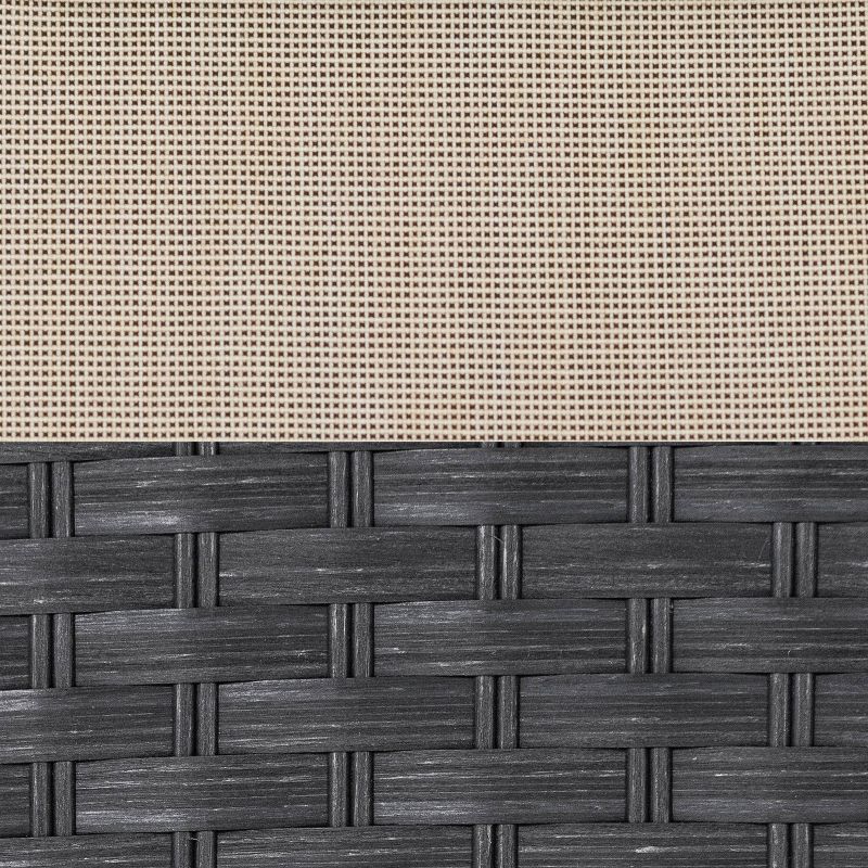 Parkview 2pc Chair and Stool Patio Set - Beige - CorLiving