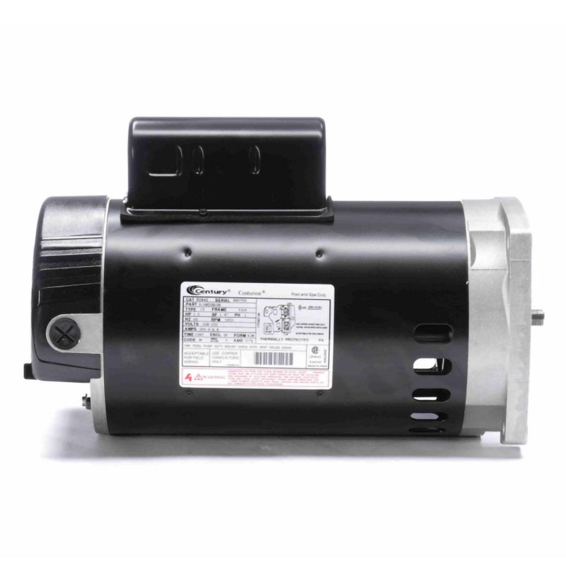 Regal Beloit B2842 Century 1.50 Horsepower 3600 RPM Stainless Steel Continuous Single Phase Pool Pump Motor with Square Flange