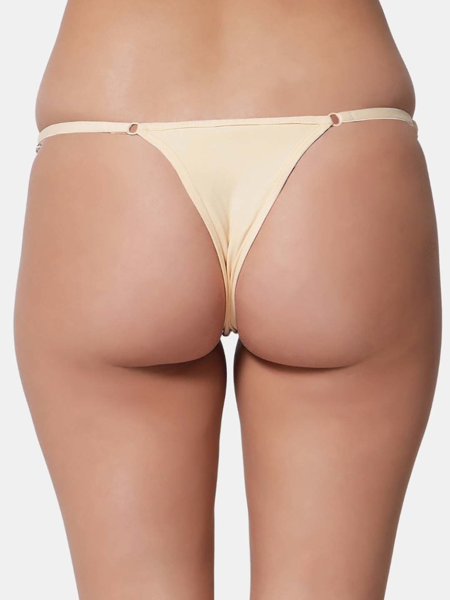 Bleeding Heart Beige Lace Work Panty