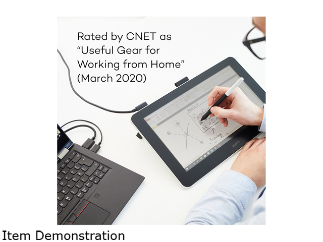 Wacom One Digital Drawing Tablet with Screen, 13.3 inch Graphics Display for Art and Animation Beginners (DTC133W0A)