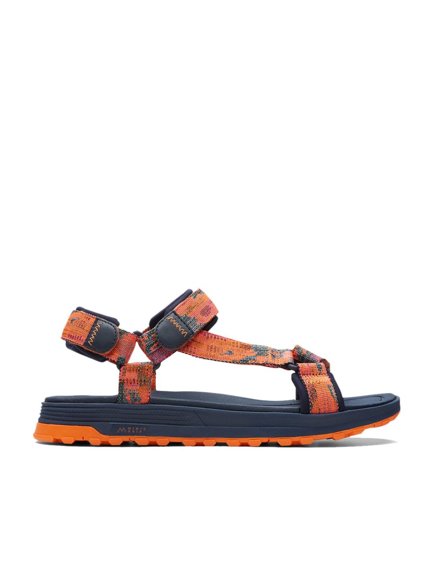 Clarks Men's ATL Trek Orange Floater Sandals
