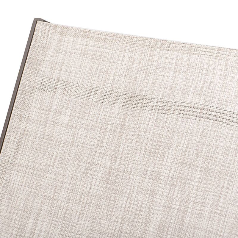 Outdoor Aluminum Adjustable Chaise Lounge Chair with Arms - Beige - Crestlive Products