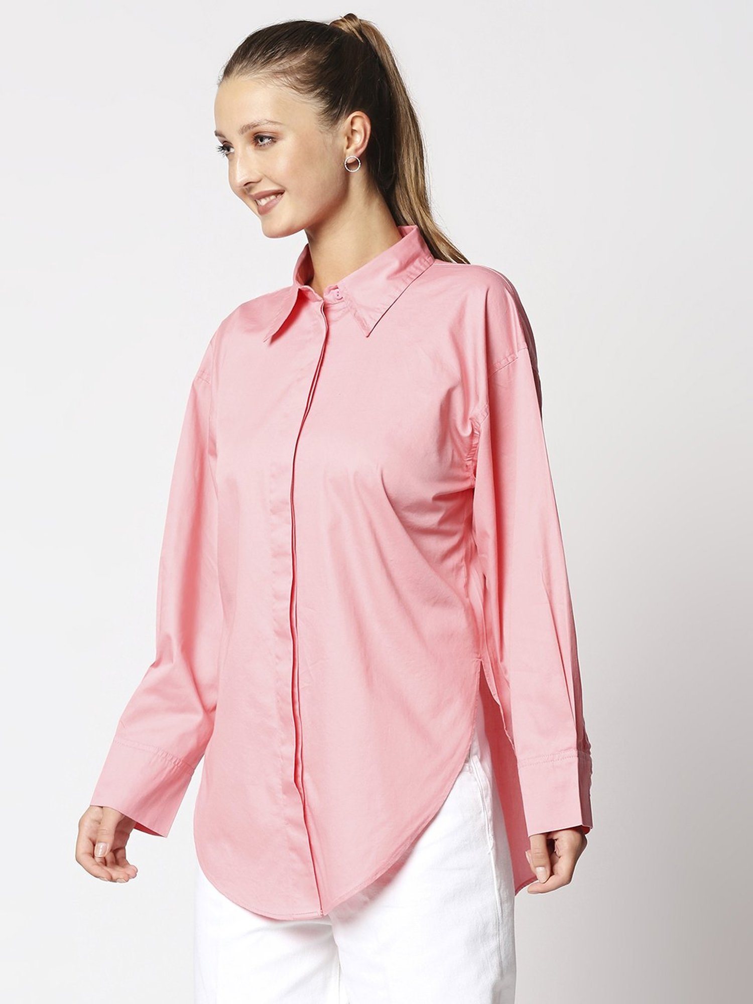 Remanika Pink Pure Cotton Shirt