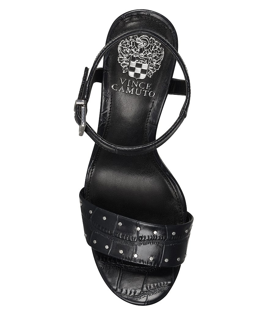 Vince Camuto Celvina Leather Croc Wedges