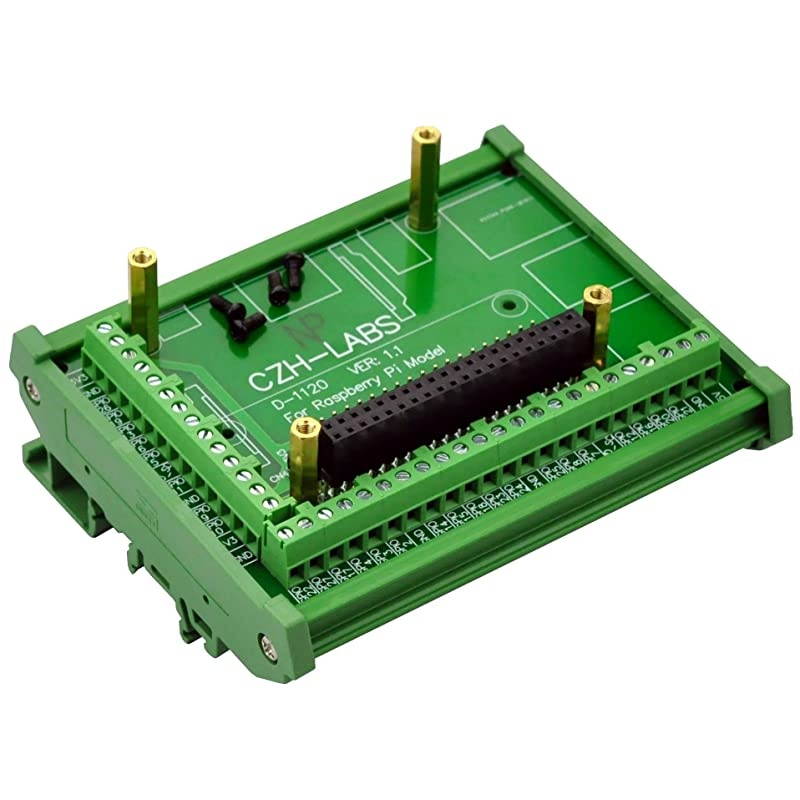 DIN Rail Mount Screw Terminal Block Adapter Module for Raspberry Pi A+ 3A+ B+ 2B 3B 3B+ 4B Zero ZeroW