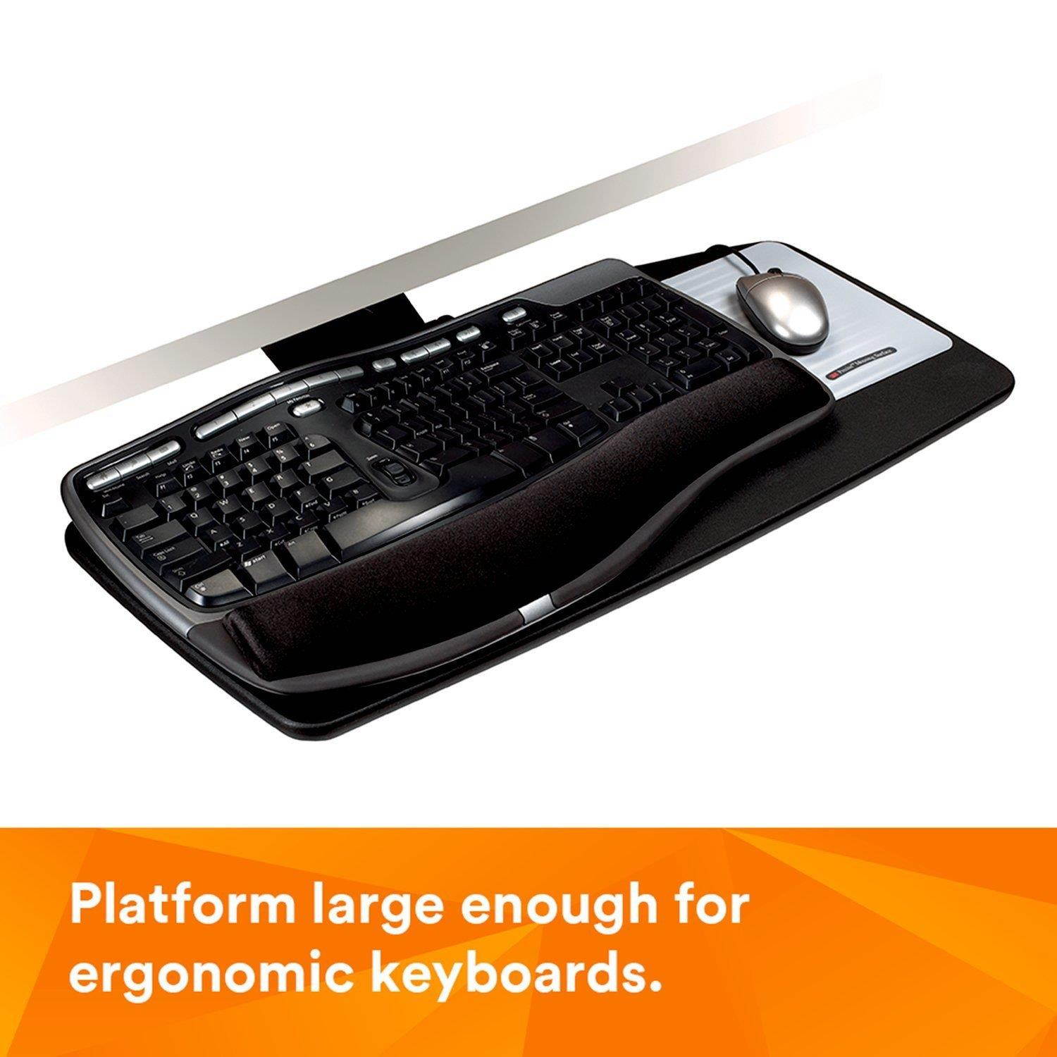 3M AKT170LE Adjustable Keyboard Tray