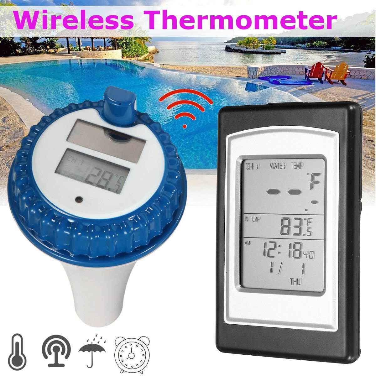 Professional Wireless Digital Swimming Pool Thermometer Wireless Thermometer In Swimming Pool Spa Hot Tub Waterproof Thermometer