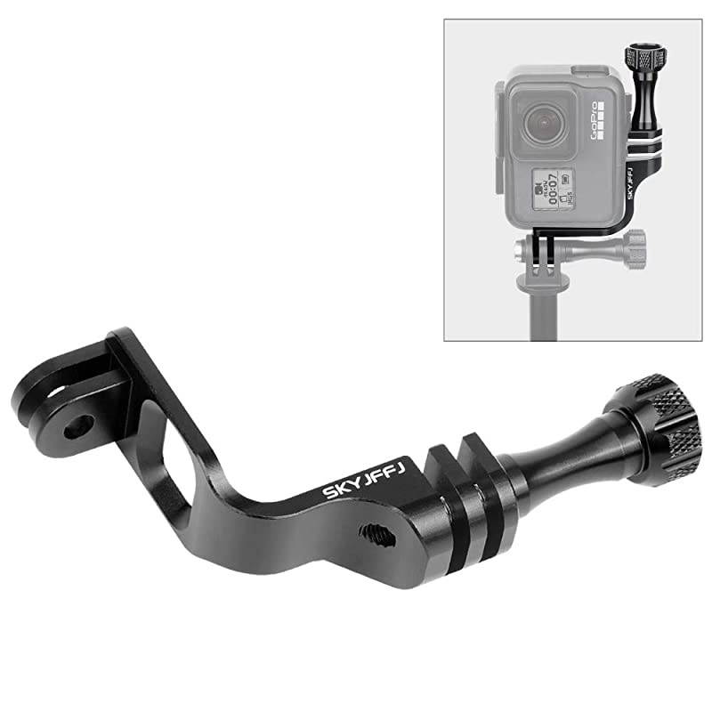 90 Degree Adapter Elbow Mount Elbow Fitting Compatible with gopro 7 6 5Original ShellVertical Photography Video Portrait Mode Helmet Mount Chest Mount