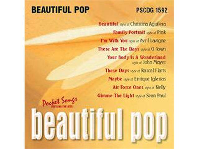 Pocket Songs Karaoke Cdg #1592 - Beautiful Pop (M/F)