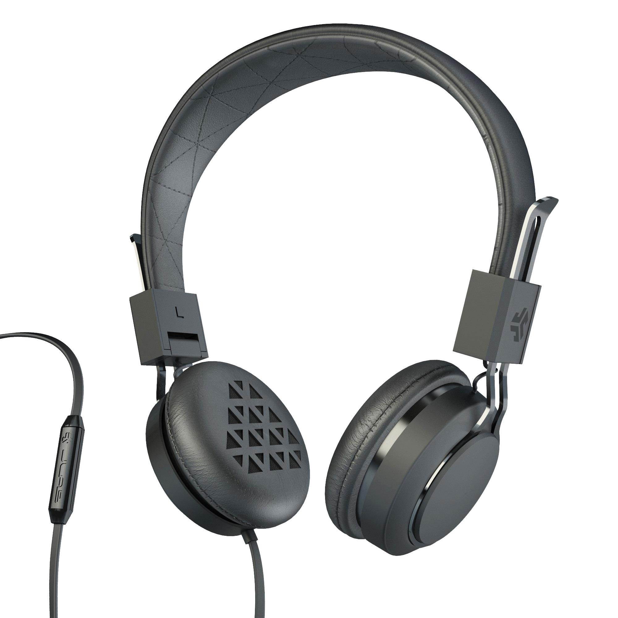 JLab INTRO Premium On-Ear Headphones, with Universal Mic