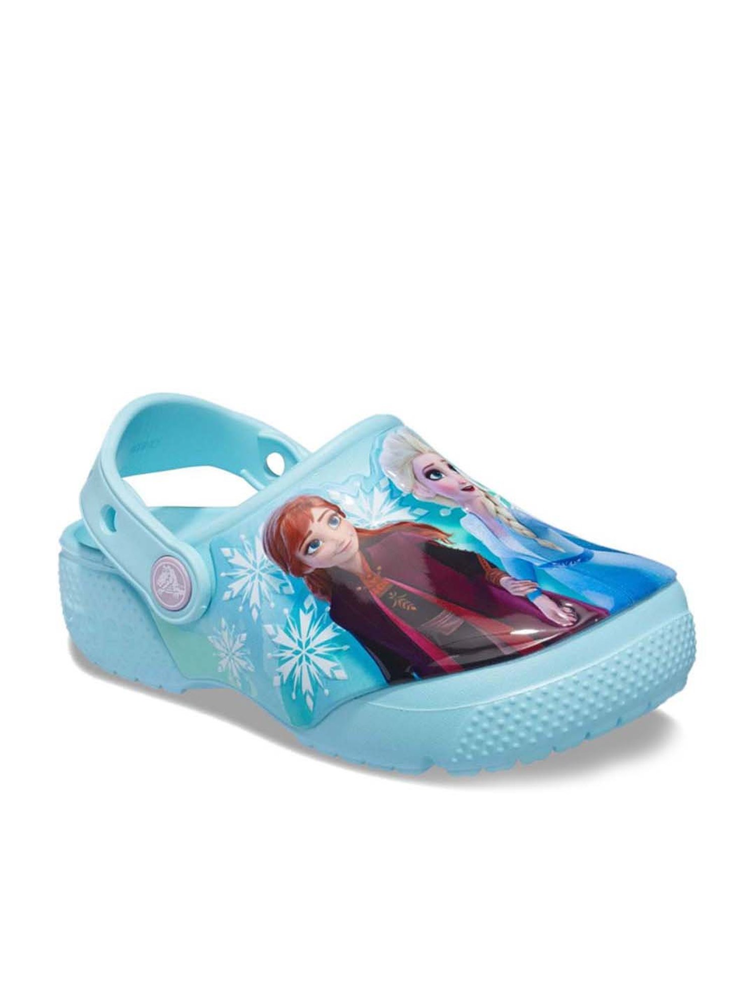 Crocs Kid's Crocs Kid's Fun Lab Ice Blue Back Strap Clogs