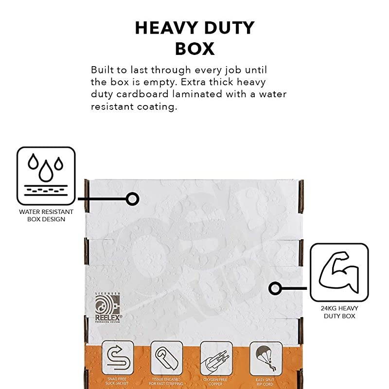 Professional Grade 12 Gauge 2Conductor Pure Copper IndoorOutdoor Speaker Cable OxygenFree Rated for Inwall and Direct Burial 500ft White