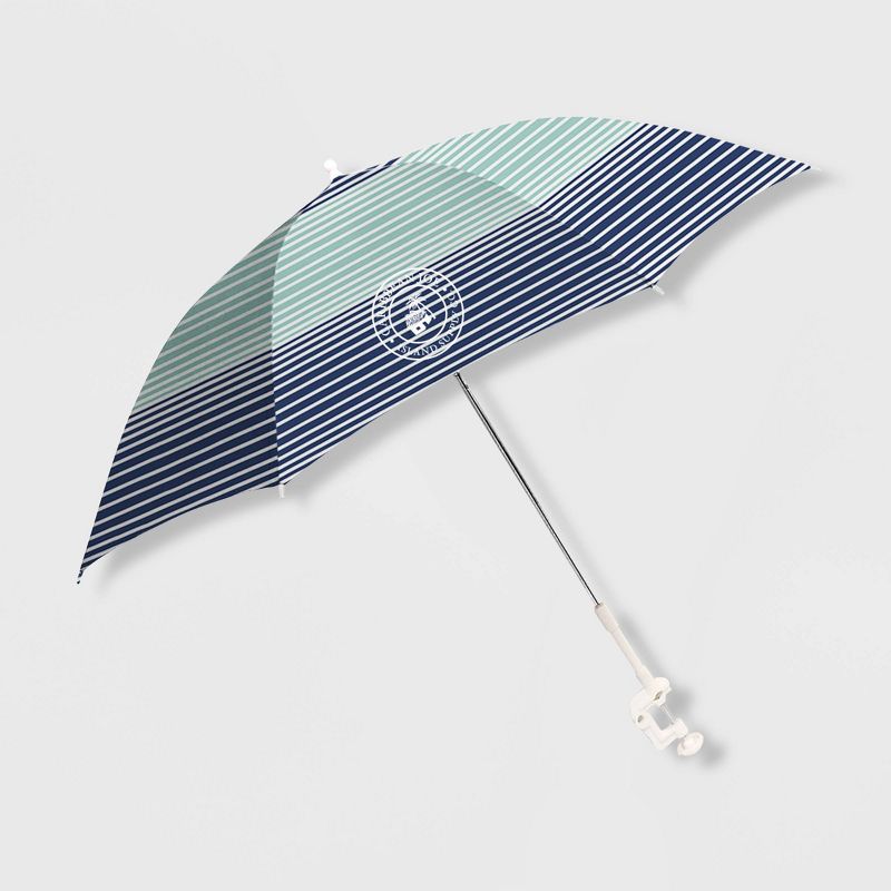 Caribbean Joe Outdoor Beach Stick Umbrella - Horizon Stripe