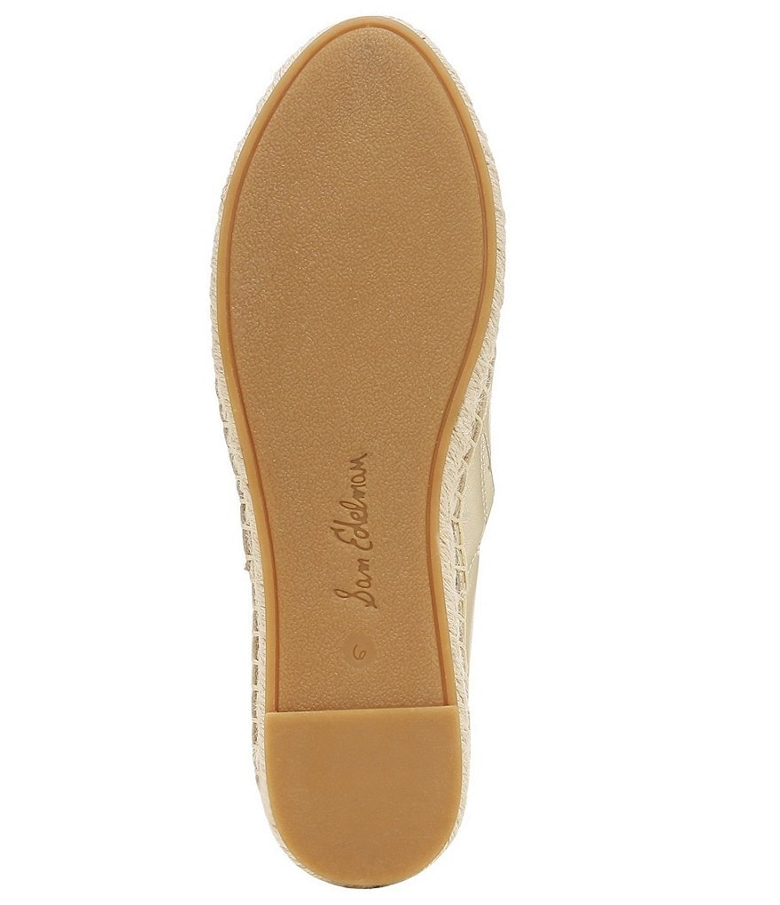 Sam Edelman Kesia Leather Espadrille Flats