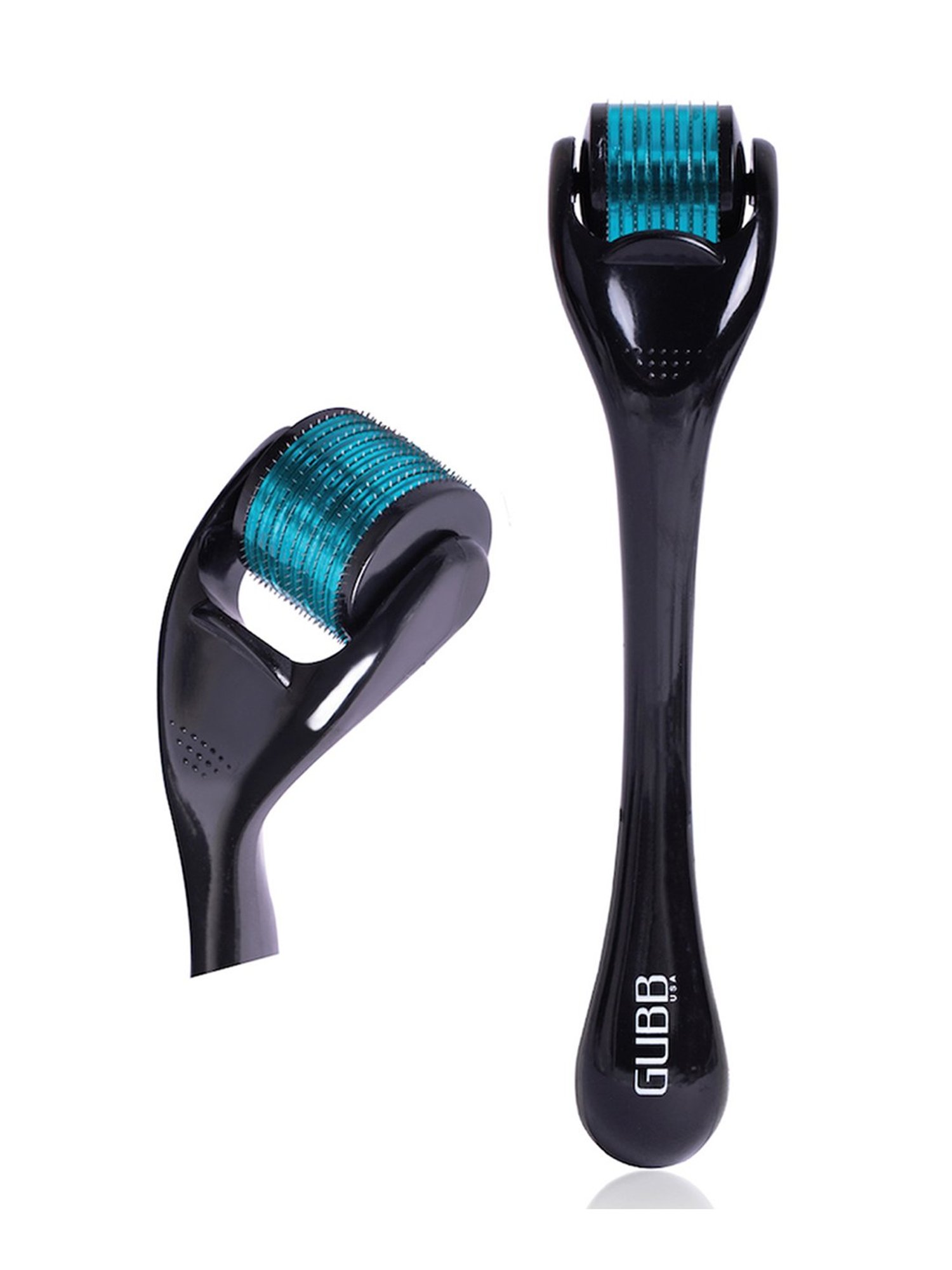 GUBB Derma Roller 0.5mm for Hair Regrowth & Skin Aging, 540 Micro Needles Roller - Blue