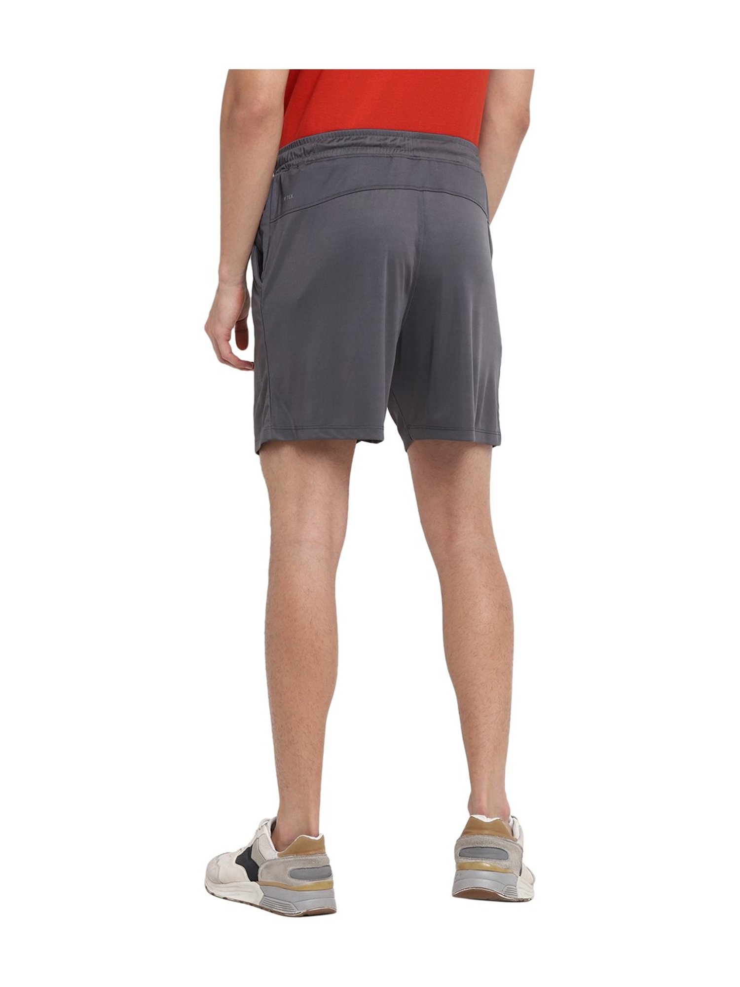 Furo by Red Chief Grey Regular Fit Solid Shorts