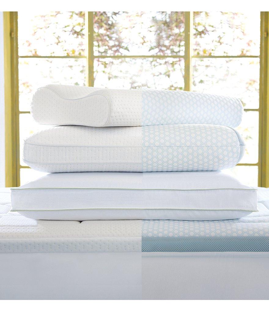 Sensorpedic Memory Foam Wedge Pillow with Cooling Gel Coating